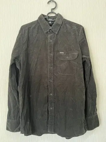 VOLCOM 플란넬 셔츠 가슴 포켓 부착 긴팔