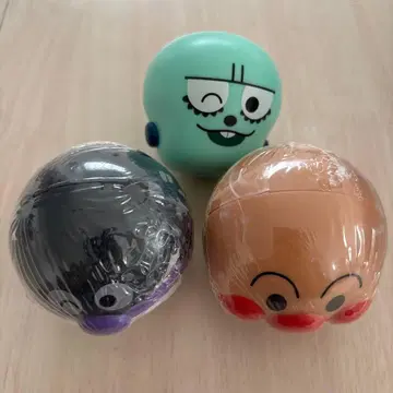 호빵맨 공 모양 완구 3개 세트