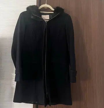 앞 지퍼 바나나리퍼블릭 네이비 코트