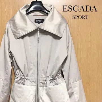 에스카다 스포트 블루종 페플럼 자켓 여배우 옷깃 드로스트