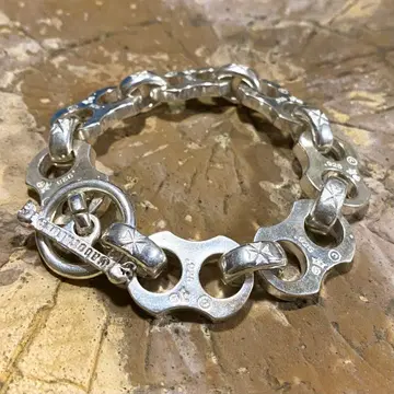 하드웨어 빅 체인 실버 925 팔찌 실버 w152