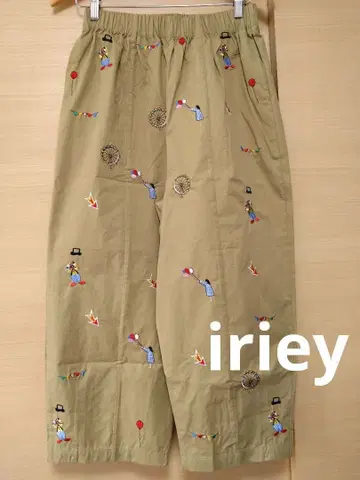 iriey 올 패턴 개성파 스티치 팬츠 F