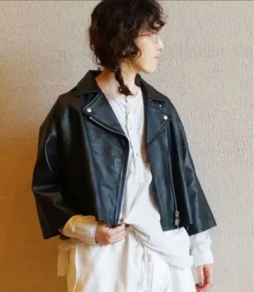 js luxe | 램 가죽 블랙 라이더스 22AW