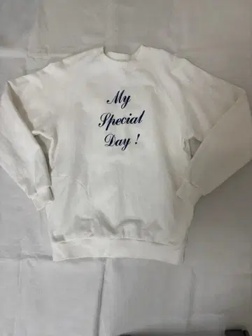 sorm86 프린트 맨투맨 화이트 M 사이즈