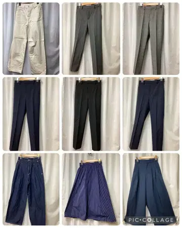 최종 가격 인하 새상품급 유니클로/GU 팬츠/스커트 9점 묶음 판매