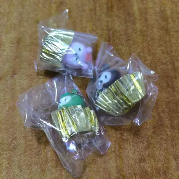 너구리 케이크 가챠가챠 달마형 3종 세트