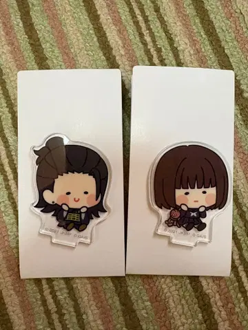 주술회전0 훼미리마트 냠냠이 볼 미니 아크릴 스탠드 게토 스구루 미미코