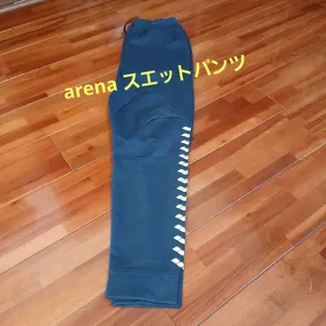 아레나 네이비 맨투맨 조거 팬츠