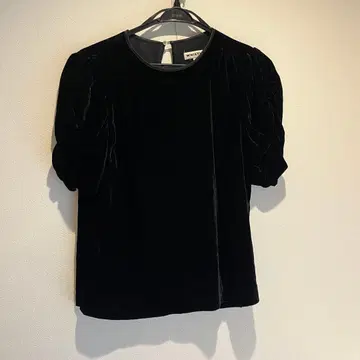 WHISTLES 벨벳 블라우스 벨로아 UK8