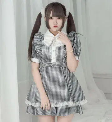 Palelfy 메이드풍 콤비네존