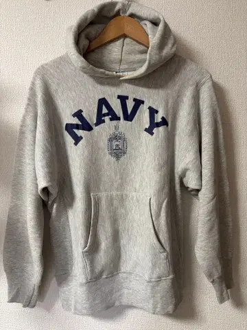 80s Champion 리버스 위브 navy 염색 후드티 M