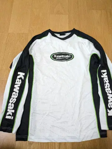 가와사키 kawasaki 긴팔 티셔츠 속건성 XL 레이싱