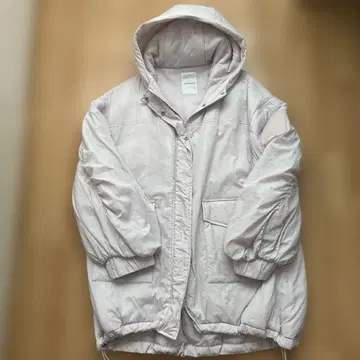 JEANASIS 소매 2WAY 몬스터 후드티 블루종 라일락