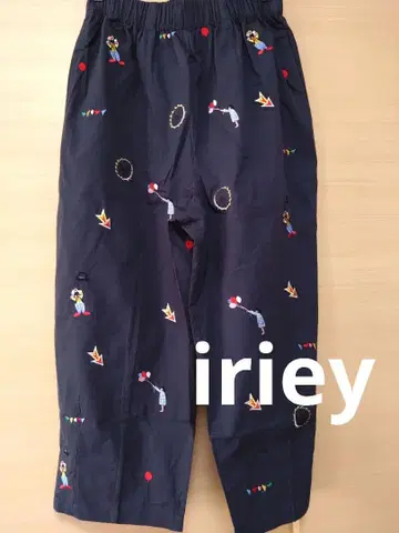 iriey 올 패턴 개성파 스티치 팬츠 F