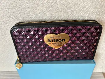 kitson 보라색 장지갑