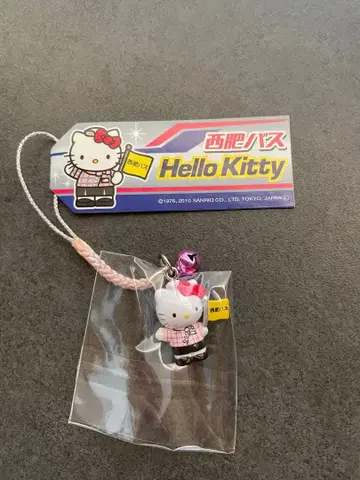 초레어 헬로키티 끈 스트랩 니시히 버스 나가사키 사세보