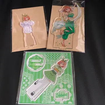 5등분의 신부 나카노 네잎 아크릴 스탠드 3점