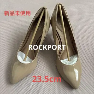 ROCKPORT 베이지 스틸레토 하이힐 에나멜