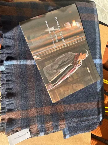 바나리파 체크 머플러 키시 유타 HOLIDAY2025 소책자