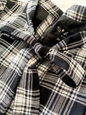 투 비 바이 에네스베 울 체크 원피스