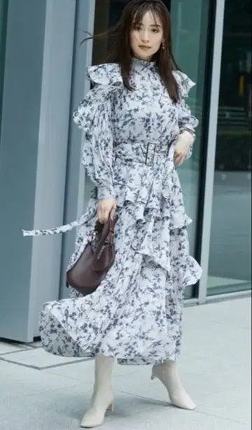 스나이델*프릴 플리츠 오버 원피스 사이즈 0