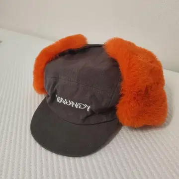 Vaundy 귀도리 모자 그레이/오렌지