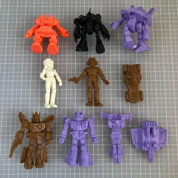 전투 메카 자붕글 캐릭터 지우개 피규어 인형 묶음 판매
