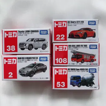 [ 새상품 ] TAKARA TOMY 타카라토미 토미카 5종 세트