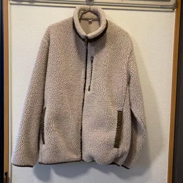UNIQLO 베이지 플리스 자켓 XL