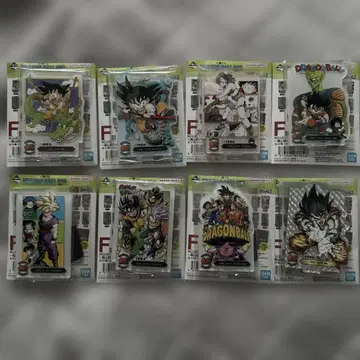 제일복권 드래곤볼 40th F상 ACLLECT 8종 시크릿