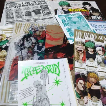 점프 기가 부록 나의 히어로 아카데미아 아크릴 스탠드 스티커 등