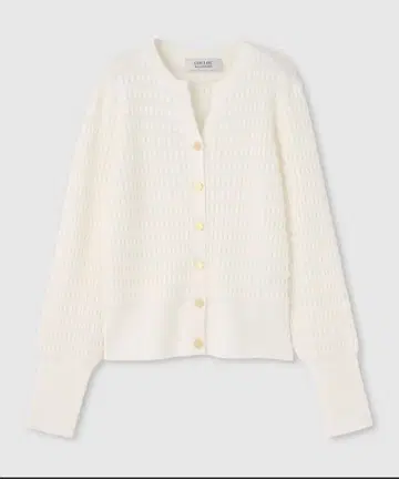 LOULOU WILLOUGHBY 화이트 가디건 2024AW 새상품급