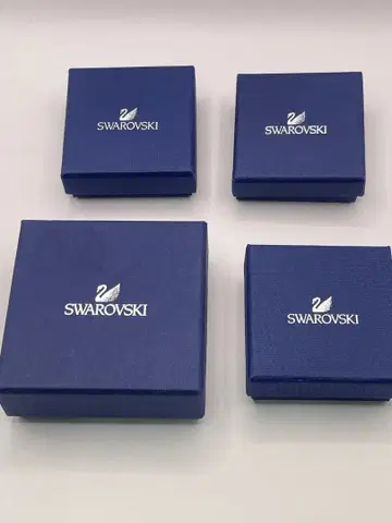 스와로브스키 목걸이 & 헤어 액세서리 4종 세트