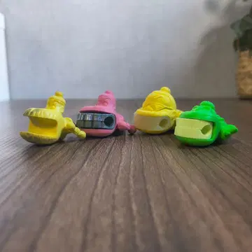 카미츠키바아짱 지우개 4개 세트 당시 물품