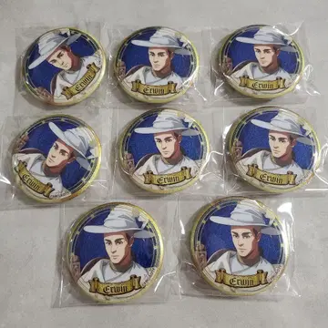 진격의 거인 마법사 캔뱃지 라메키라 배지 엘빈 8개