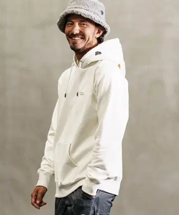 12oz cursive print hooded parka 후드티