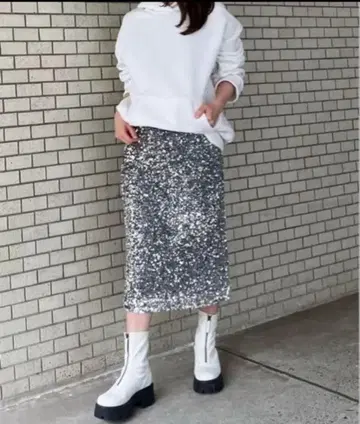 coel 스팽글 스커트 36