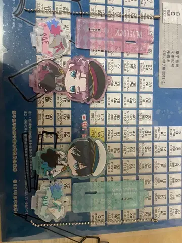 블루 록 아크릴 스탠드 앨리스 모티브 이토시 린 이토시 사에