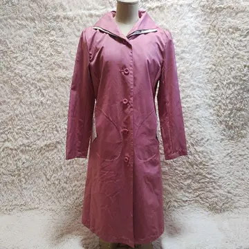 새상품급 sybilla 시빌라 레인코트 스프링 코트 발수 핑크