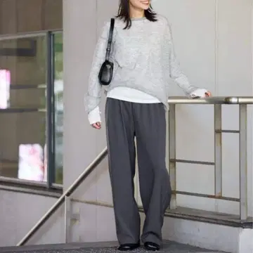 JOURNAL STANDARD 울라이크 스트레치 와이드 팬츠