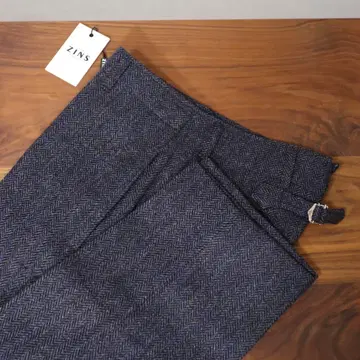 BERNARD ZINS SPENDER 트위드 헤링본