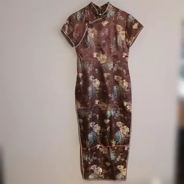 차이나 드레스 브라운 36