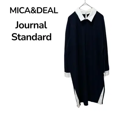 [ MICA&DEAL ] 여성용 셔츠 원피스 긴팔 블랙 36 일본제