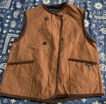 LAVENHAM 퀼팅 베스트 사이즈 38 브라운