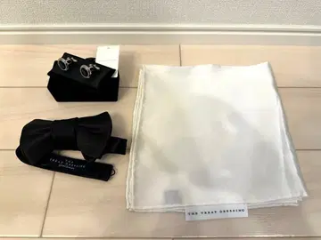 THE TREAT DRESSING 보타이 치프 커프 링크스 3종 세트