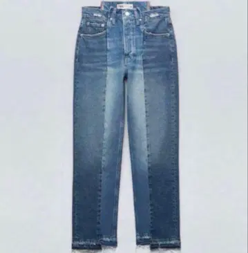 자라 여성용 스트레이트 데님 하이웨스트