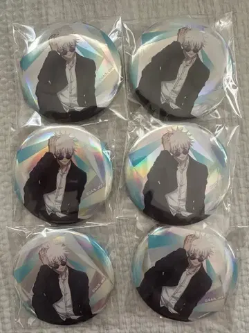 주술회전 PLAZA rest 캔뱃지 오로라 고죠 사토루