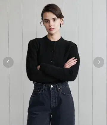 H beauty&youth 블랙 가디건 긴팔