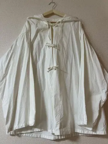 구제 의류 이탈리아군 70s 스노우 후드티 화이트