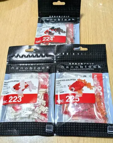 나노블록 금붕어 세트 NBC-223 224 225 KAWADA